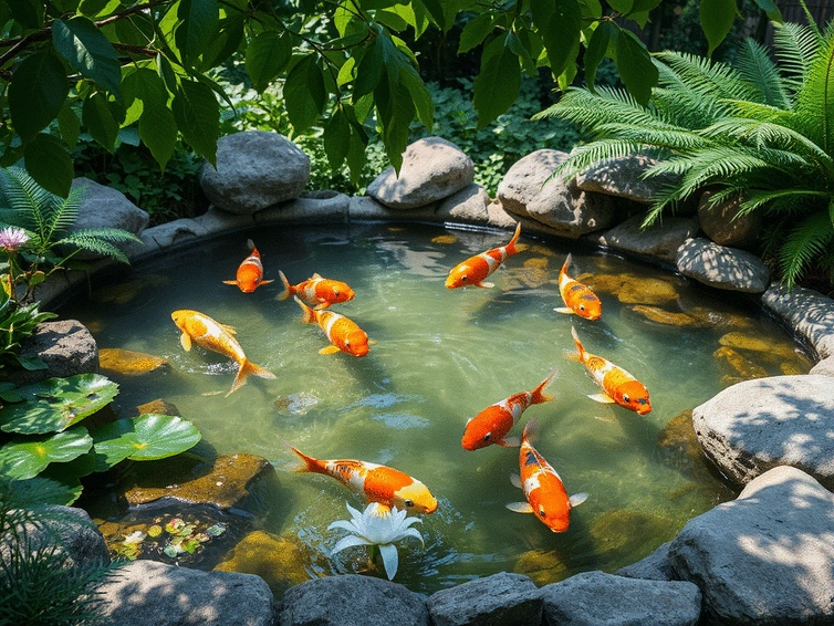 Designing Your Koi Pond: Optimal Size, Depth, and Location for Healthy Fish