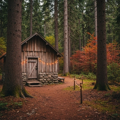Various koi pond construction materials including liner, pipes, and filters laid out on a clean surface